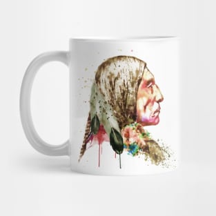 Native American Side Face Mug